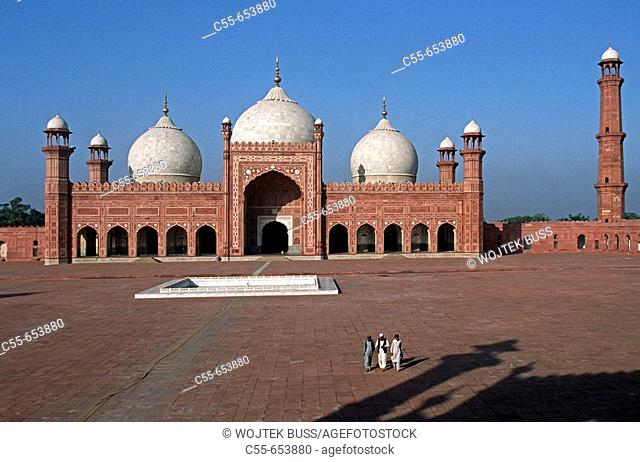 Pakistan, Punjab Region, Lahore, Badshahi Mosque