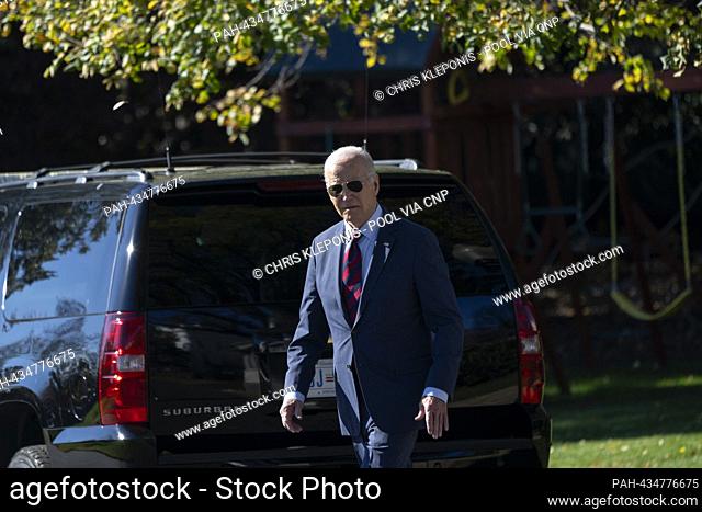 United States President Joe Biden departs the White House in Washington, DC, to attend the Asia-Pacific Economic Cooperation(APEC) summit in San Francisco