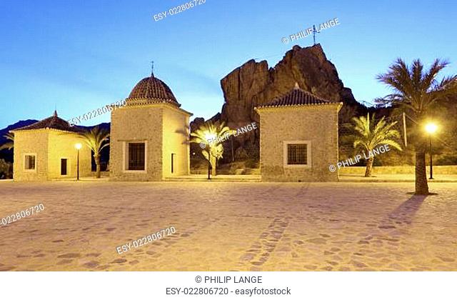 El Calvario (calvary) church in Lorca, province of Murcia, Spain