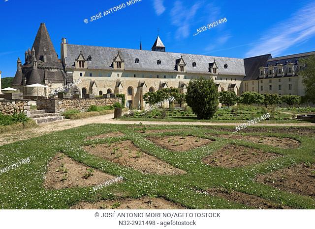 Abbey of Fontevraud, Anjou, Fontevraud l'Abbaye, Maine-et-Loire department, Pays de la Loire, Loire Valley, UNESCO World Heritage Site, France, Europe