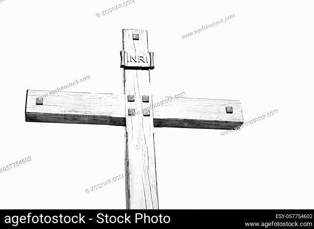 abstract   cross in  italy europe and the sky background