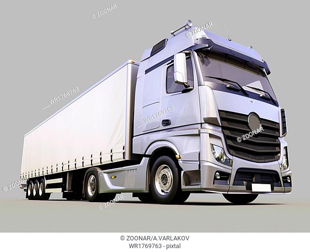 Semi-trailer truck