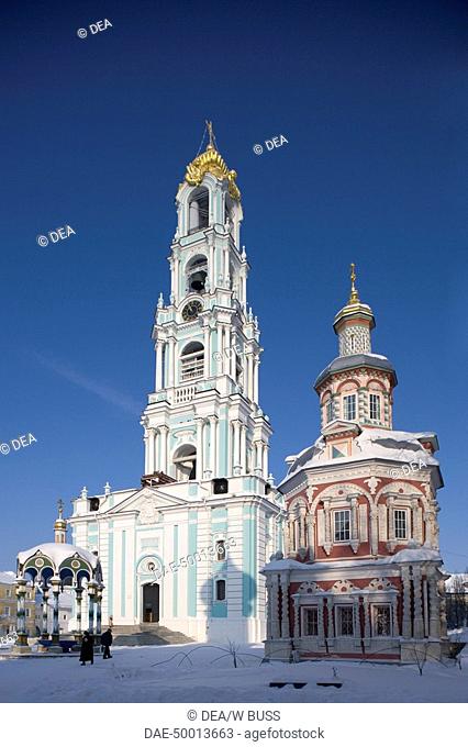 Russia - Golden Ring - Sergiev-Posad. Trinity Sergius Lavra (Troitse-Sergiyeva Lavra, founded 14th century, UNESCO World Heritage List, 1993)