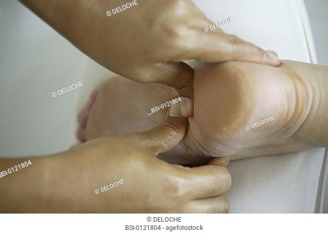 REFLEXOTHERAPY<BR>Photo essay.<BR>Foot massage. Reflexology. Oman