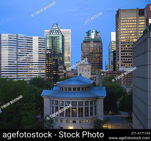 Canada, Quebec, Montreal, skyline, Redpath Museum,