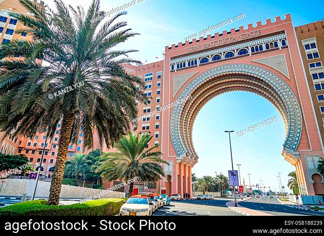 IBN Battuta gate (UAE Dubai). Shooting Location: Dubai
