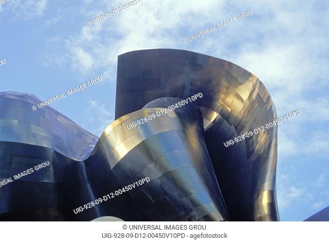 Washington. Seattle. Experience Music Project Emp Exterior Detail