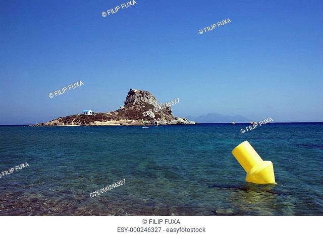 Island and buoy