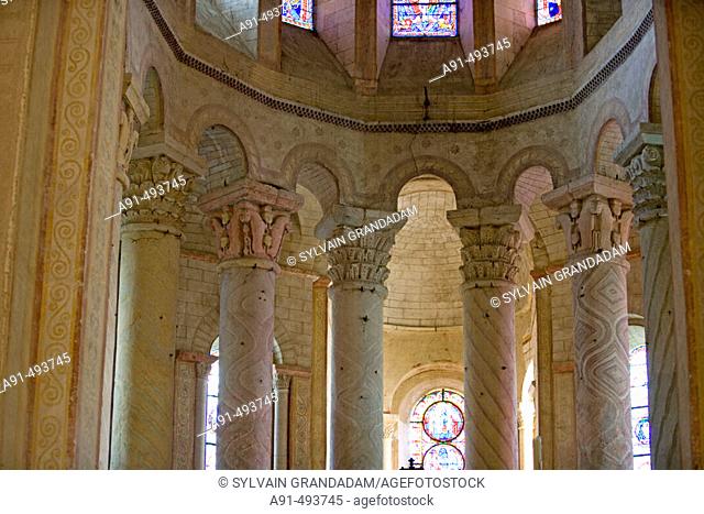 Romanesque Abbey Church of Saint-Savin sur Gartempe. Vienne, France