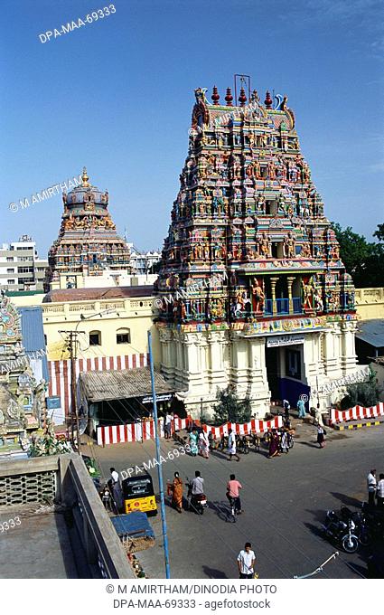 Koodal Aihagar temple Vishnu in Madurai , Tamil Nadu , India