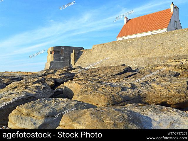 German bunker and house , Adresselles
