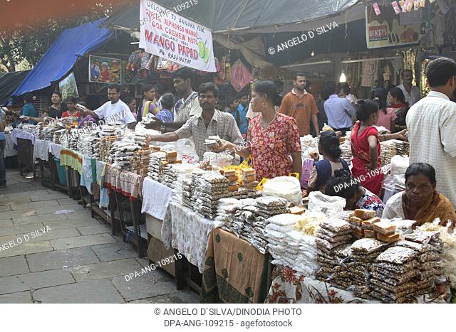 Various stalls outside Mount Mary Church ; Mount Mary Festival ; Bandra Fair ; Bombay  Mumbai ; Maharashtra ; India NO MR;NO PR