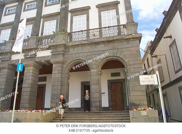 Tourist information office, Casas Consistoriales, Plaza de Santa Ana, Vegueta district, Las Palmas de Gran Canaria, Canary Islands, Spain, Europe