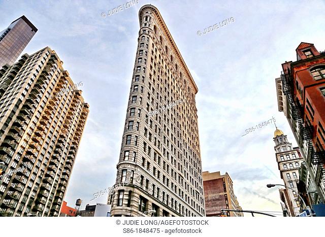 Flatiron Building, Fifth Avenue, Broadway and West 23rd Street, Manhattan, New York City, USA