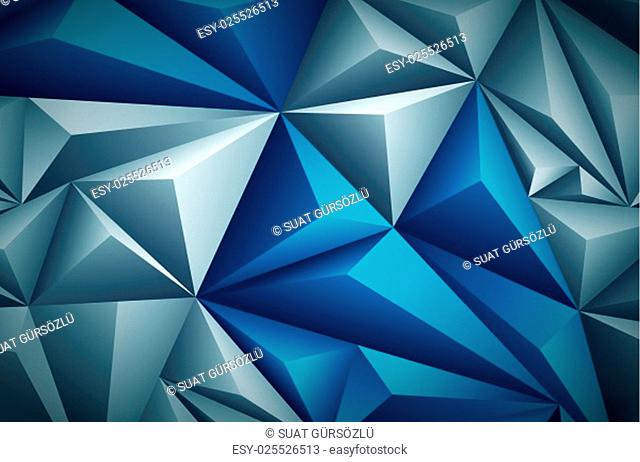 Vector polygon background. Vector file is layered and CMYK color mode. Global colors. Easy editable