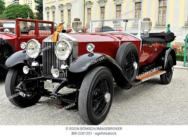Rolls-Royce RR Phantom I red, built in 1927, vintage car, Retro Classics meets Barock 2012, Ludwigsburg, Baden-Wuerttemberg, Germany, Europe