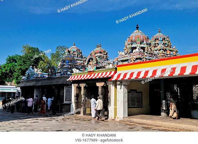 Kapaleeshwarar temple in Chennai, India - Chennai, Tamil Nadu, India, 04/09/2009