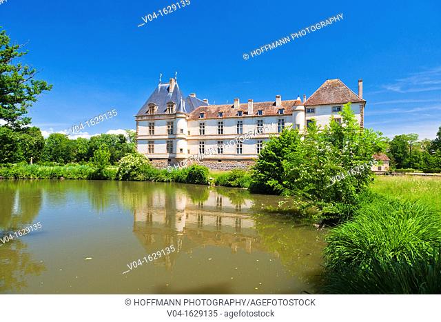 The picturesque castle of Cormatin, Burgundy, France, Europe