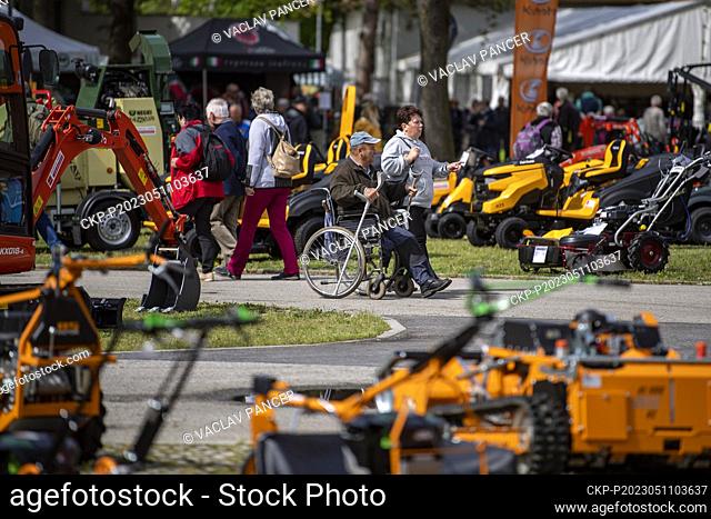 Start of 30th annual exhibition Hobby for DIYers and gardeners, start of first annual fair Czech Food Expo in Ceske Budejovice, Czech Republic, May 11, 2023