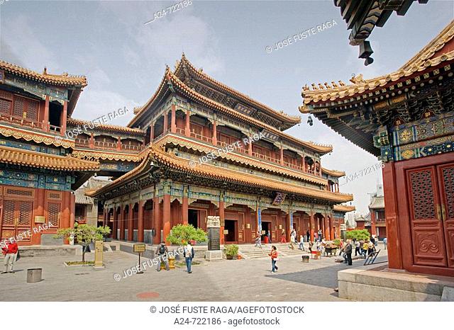 China -April 2008. Beijin City. Lama Temple (Yonghe Gong)