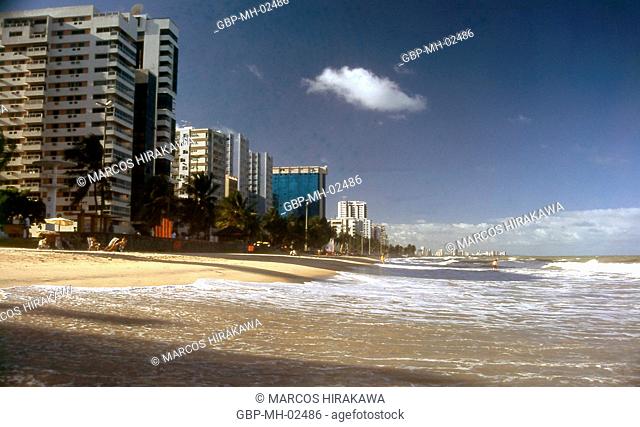 Beach of Boa Viagem; Recife; Pernambuco; Brazil