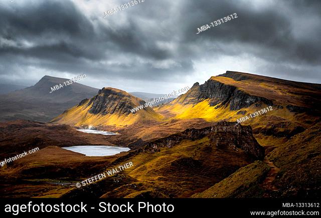 Scotland, Highlands, Skye, Quiraing