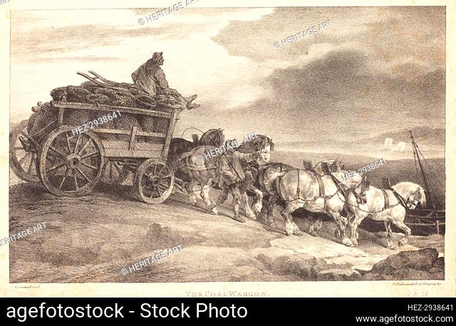 The Coal Waggon, 1821. Creator: Theodore Gericault