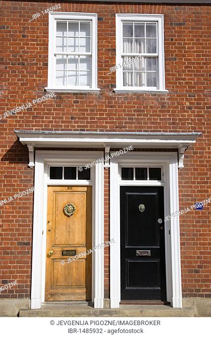 House front, Park Street, Windsor, Berkshire, England, United Kingdom, Europe