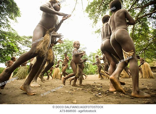 Ritual dance at Yakel village, Tanna, Vanuatu