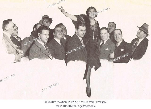 Texas Guinan, Broadway cabaret Queen, New York, 1931 - her famous phrase in nightclubs was 'Hello Suckers'