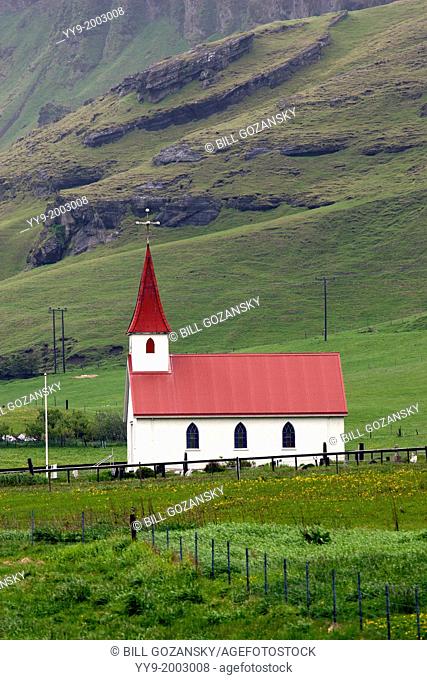 Small church near Vik, South Iceland