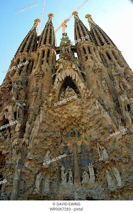 The La Sagrada Familia, Antoni Gaudi, Barcelona, Spain