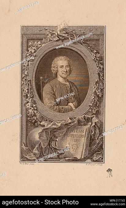 Etienne Ficquet. Jean Jacques Rousseau - 1764/72 - Etienne Ficquet (French, 1719-1794) after Maurice-Quentin de la Tour (French, 1704-1788)