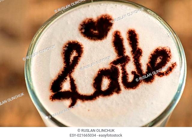 latte closeup