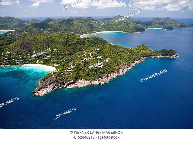 Petite Anse and Baie Lazare, Southern Mahé, Mahé, Seychelles, Africa, Indian Ocean