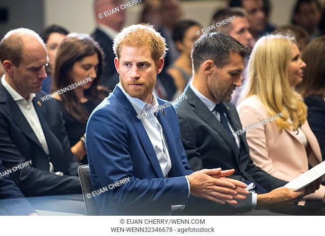 Prince Harry attends True Patriot Love Symposium, at the Scotia Plaza in Toronto. Featuring: Prince Harry Where: Toronto