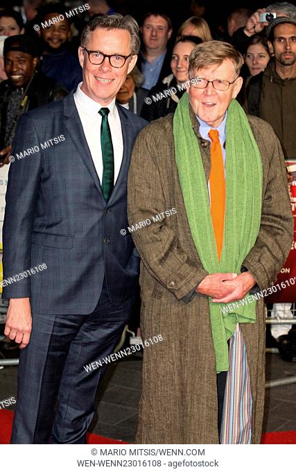 The BFI London Film Festival Gala Premiere of 'Lady In The Van' held at the Odeon Leicester Square - Arrivals Featuring: Alex Jennings