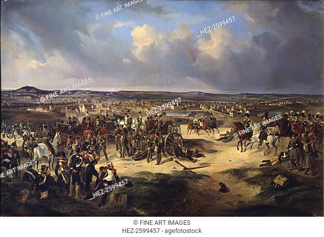 The Battle of Paris on March 17, 1814, 1834. Found in the collection of the State Central Artillery Museum, St. Petersburg