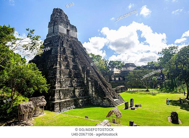 Guatemala, Tikal, Temple 1, Gran Jaguar