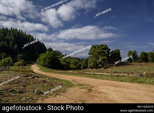 Scattered village of Guilleries and Vallclara in Les Guilleries region (Osona, Barcelona, Catalonia, Spain)