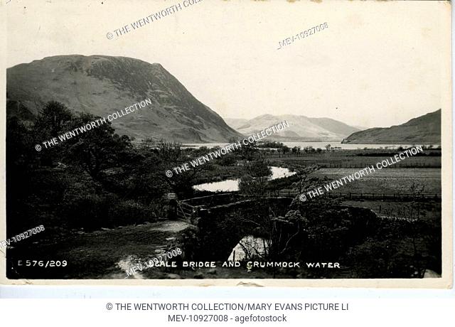 Scale Bridge & Crummock Water, Lake District, near Keswick, Cumbria, England