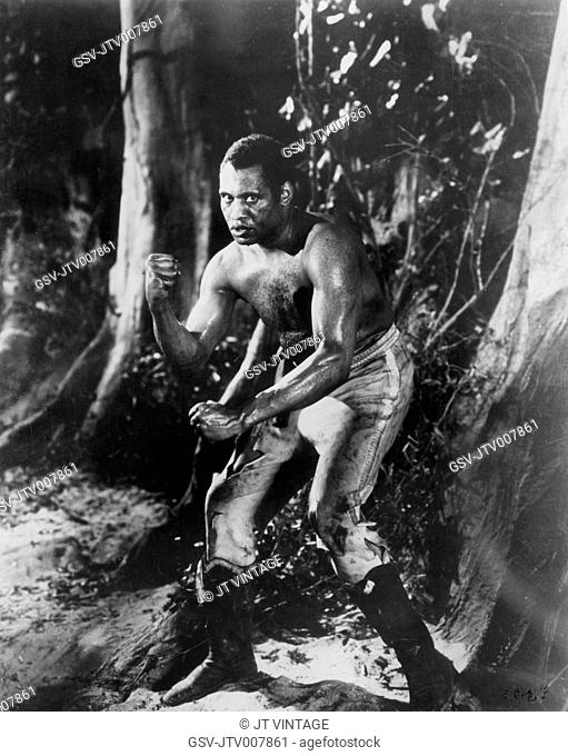 Paul Robeson, on-set of the Film “The Emperor Jones”, 1933