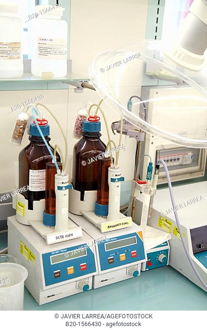 Potentiometric titration equipment, automatic titrator for the determination of iron, calcium and magnesium  Testing of cement