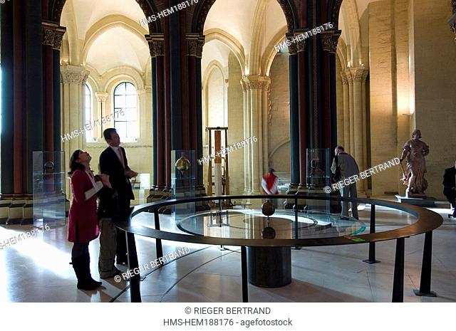 France, Paris, Musee des Arts et Metiers Arts and Crafts Museum, the Foucault pendulum of 1851
