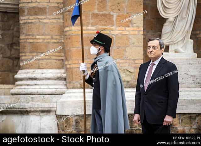 Ahead of next week’s European Council meeting, the President of the Council of Ministers, Mario Draghi, is meeting at Villa Madama in Rome with the President of...