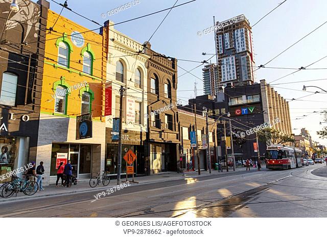 CTV building, Queen Street West. Toronto, Ontario, Canada
