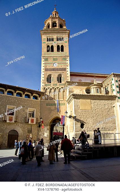 Teruel Cathedral views during the mediaeval love story celebrated every year since 1996 in Teruel is called the celebration of Las Bodas de Isabel de Segura  It...