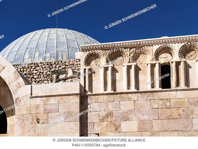 The Umayyad Palace is one of the most prominent buildings on Amman's citadel hill (Jebel al-Qalaa). It dates back to Roman times (Byzantine Empire)