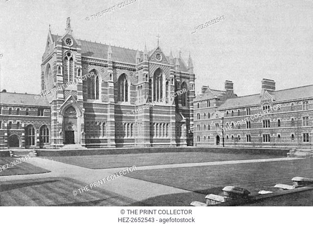 'Quadrangle, Keble College, Oxford', 1904. From Social England, Volume VI, edited by H.D. Traill, D.C.L. and J. S. Mann, M.A