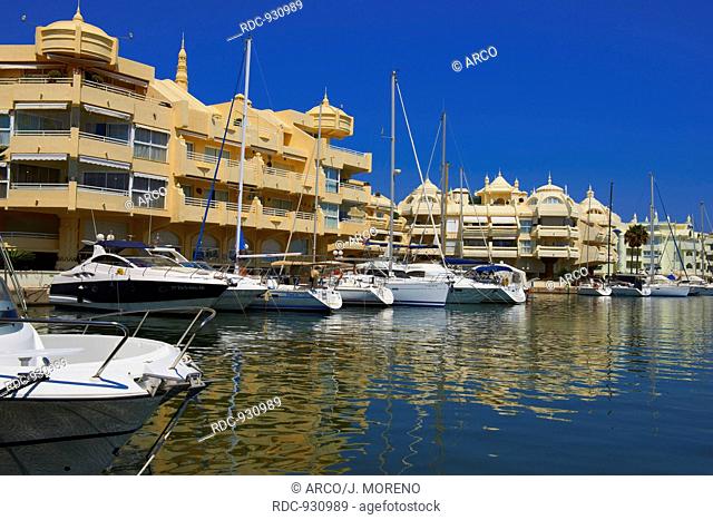 Puerto Marina, Yacht Harbour, Benalmadena, Malaga province, Costa del Sol, Andalusia, Spain